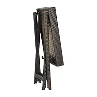 Bardia Folding Rattan Side Table
