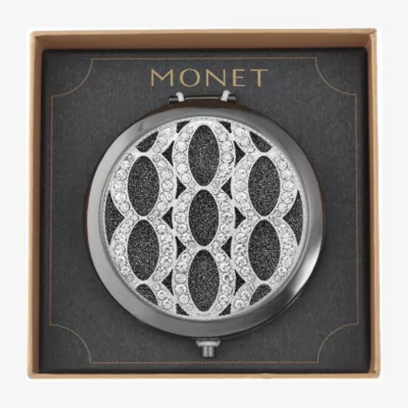 Monet Jewelry Rose Tone Compact Mirror