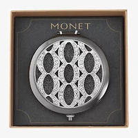 Monet Jewelry Rose Tone Compact Mirror