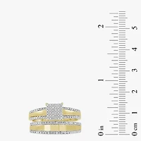 Limited Quantities! Womens 1/6 CT. T.W. Natural White Diamond 10K Gold Bridal Set
