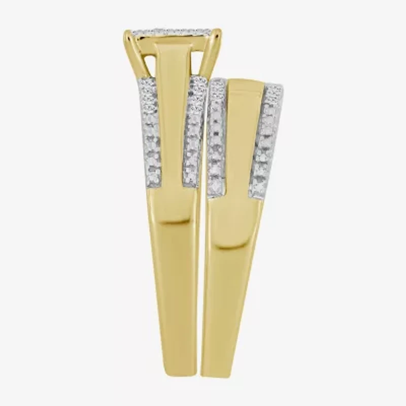 Limited Quantities! Womens 1/6 CT. T.W. Natural White Diamond 10K Gold Bridal Set