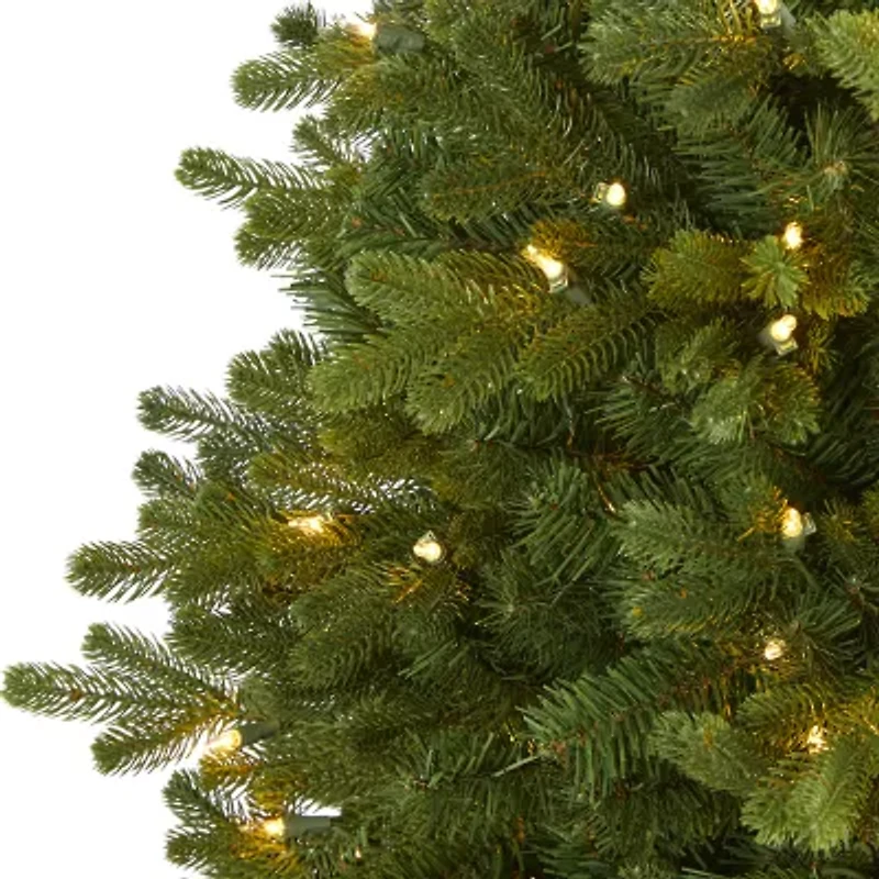 Nearly Natural Washington Fir 1/2 Foot Pre-Lit Fir Christmas Tree