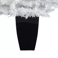 Nearly Natural 50in. White 4 Foot Pre-Lit Potted Pine Christmas Tree