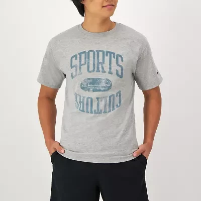 Champion Mens Crew Neck Short Sleeve Regular Fit Graphic T-Shirt