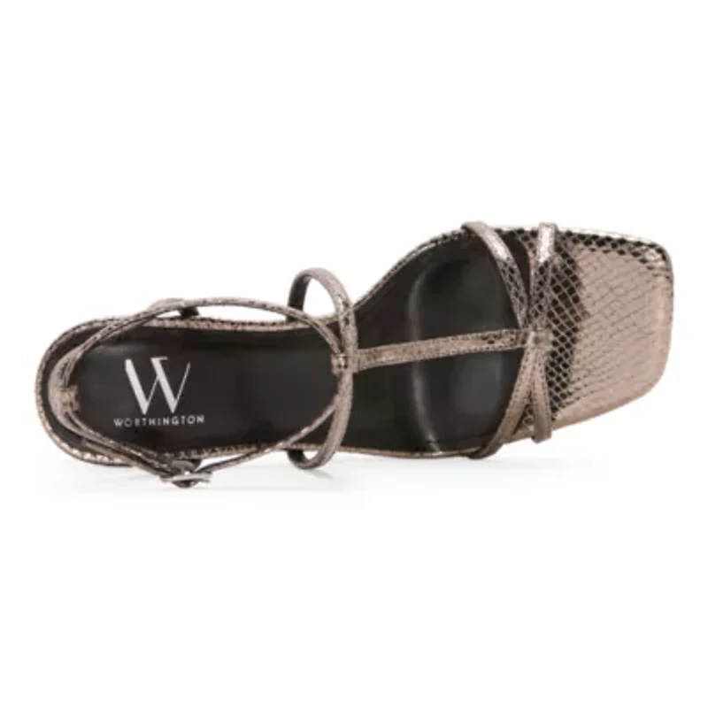 Worthington Womens Sasah Heeled Sandals