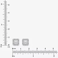 2 CT. T.W. Lab Grown White Diamond 10K White Gold 4.4mm Stud Earrings
