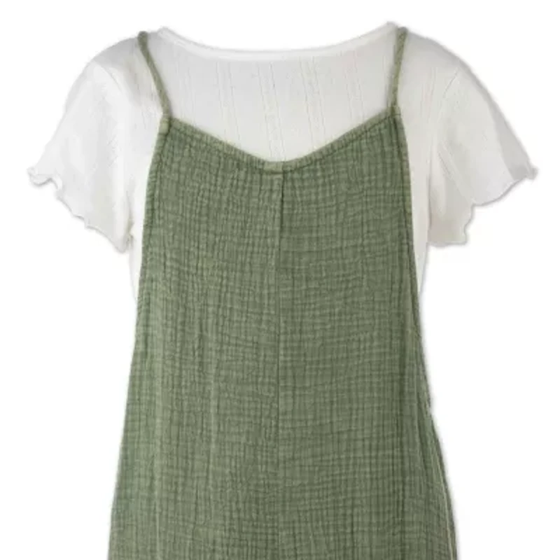 Speechless Big Kid Girls V Neck 2-pc. Jumpsuit