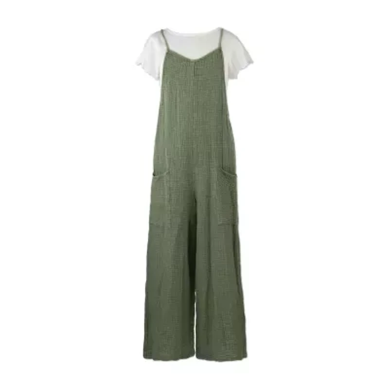 Speechless Big Kid Girls V Neck 2-pc. Jumpsuit