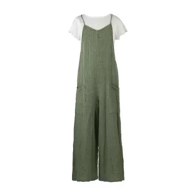Speechless Big Kid Girls V Neck 2-pc. Jumpsuit