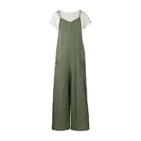 Speechless Big Kid Girls V Neck 2-pc. Jumpsuit