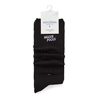Arizona Halloween Slouch Womens 1 Pair Crew Socks