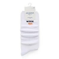 Arizona Halloween Slouch Womens 1 Pair Crew Socks
