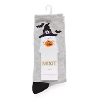 Mixit Halloween 1 Pair Crew Socks Womens