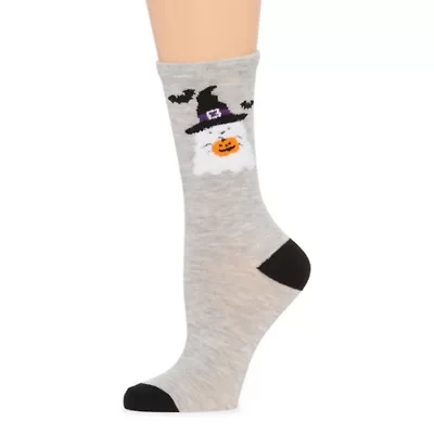 Mixit Halloween 1 Pair Crew Socks Womens