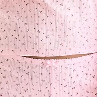 Arizona Body Womens Pointelle Long Sleeve 2-pc. Pajama Sets