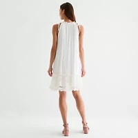 Robbie Bee Womens Sleeveless Swing Dresses