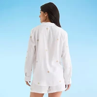 Mynah Dots Swimsuit Cover-Up Tops