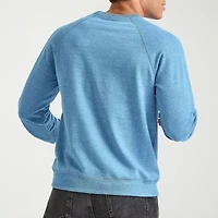 Hanes Mens Crew Neck Long Sleeve Sweatshirt