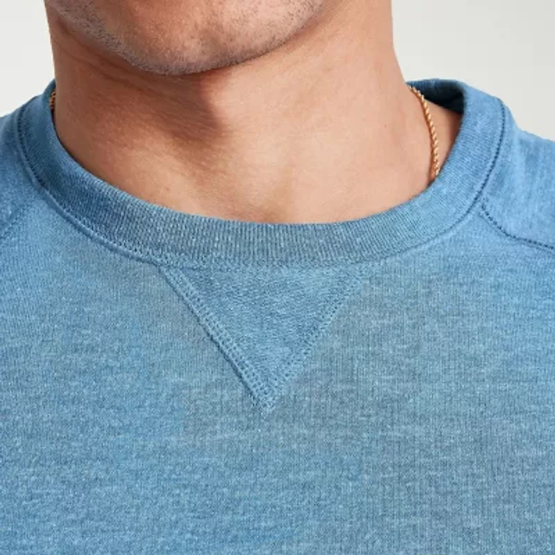 Hanes Mens Crew Neck Long Sleeve Sweatshirt