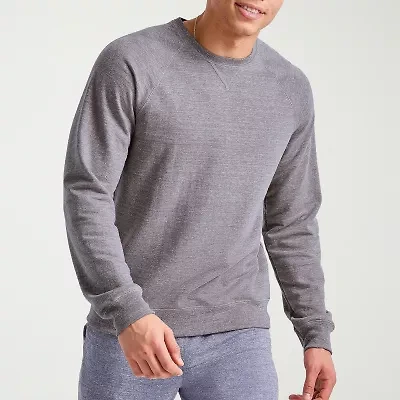 Hanes Mens Crew Neck Long Sleeve Sweatshirt