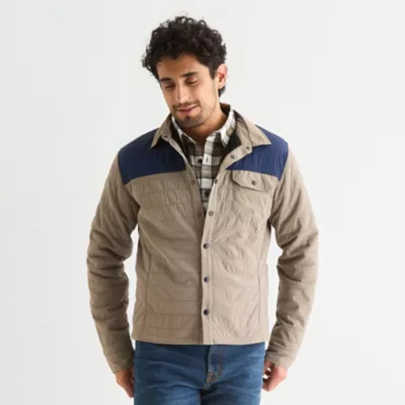 Sierra Pacific Mens Water Resistant Lightweight Shirt Jacket