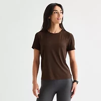 Xersion Womens Performance Crew Neck Short Sleeve T-Shirt