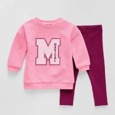 Okie Dokie Baby Girls 2-pc. Pant Set