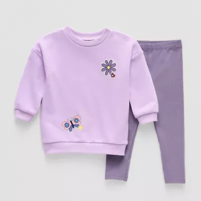 Okie Dokie Baby Girls 2-pc. Pant Set