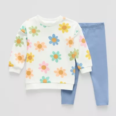 Okie Dokie Baby Girls 2-pc. Pant Set