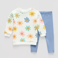 Okie Dokie Baby Girls 2-pc. Pant Set