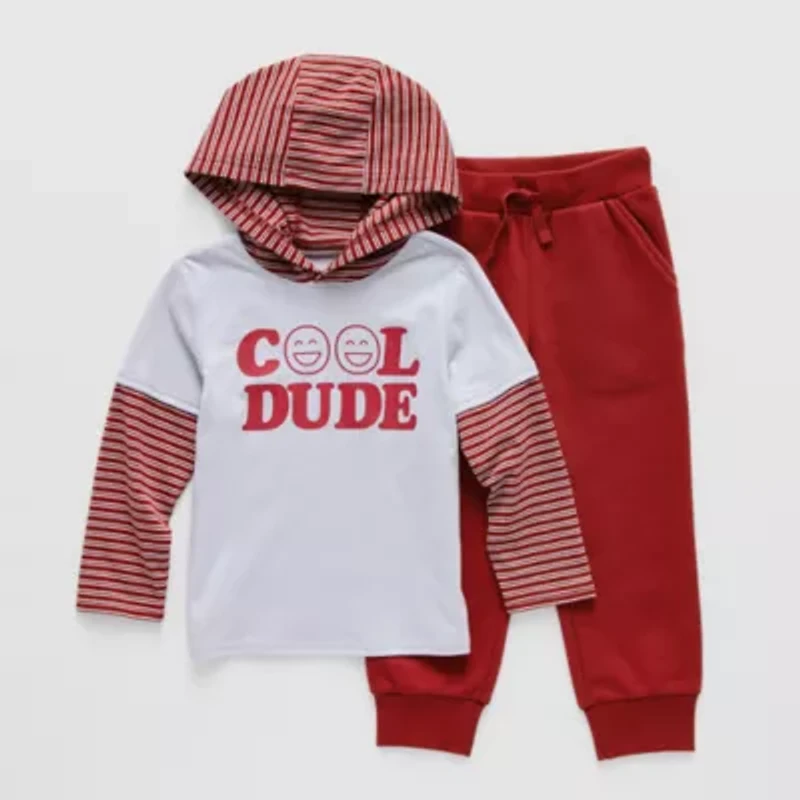 Okie Dokie Toddler & Little Boys 2-pc. Pant Set