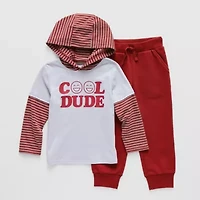Okie Dokie Toddler & Little Boys 2-pc. Pant Set