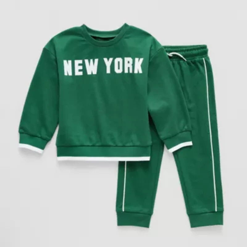 Okie Dokie Active Toddler & Little Boys 2-pc. Pant Set