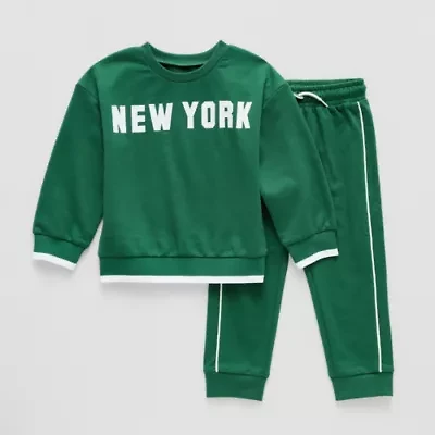 Okie Dokie Active Toddler & Little Boys 2-pc. Pant Set