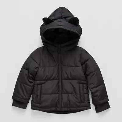 Okie Dokie Toddler Boys Water Resistant Heavyweight Puffer Jacket