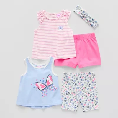 Little Lass Toddler Girls 5-pc. Short Set