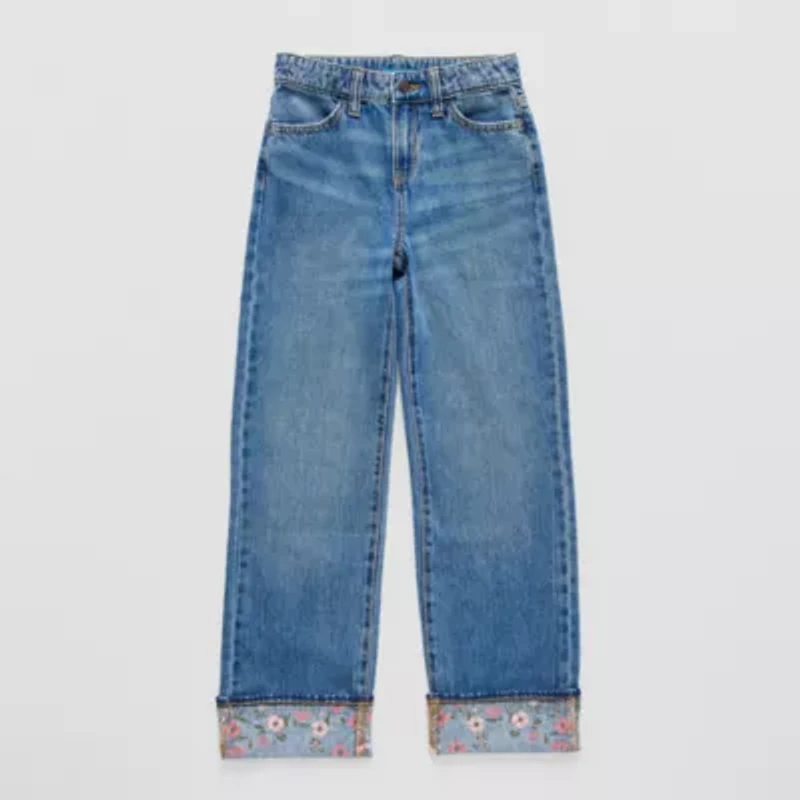 Thereabouts Little & Big Kid Girls Wide Leg Jean