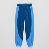 Xersion Little & Big Kid Girls Cinched High Rise Regular Fit Fleece Jogger Pant