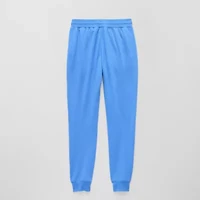 Xersion Super Soft Little & Big Kid Girls Cuffed Mid Rise Regular Fit Fleece Jogger Pant
