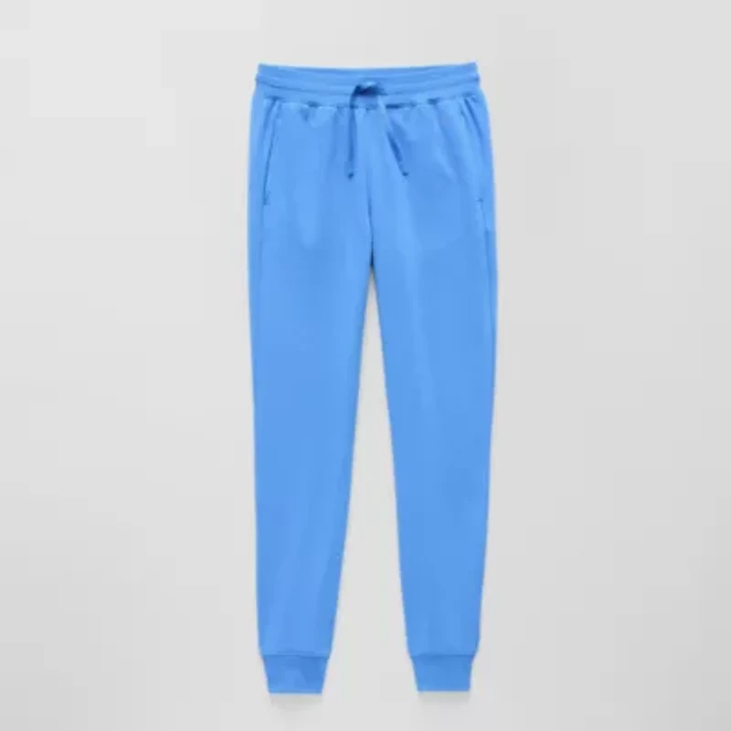 Xersion Super Soft Little & Big Kid Girls Cuffed Mid Rise Regular Fit Fleece Jogger Pant