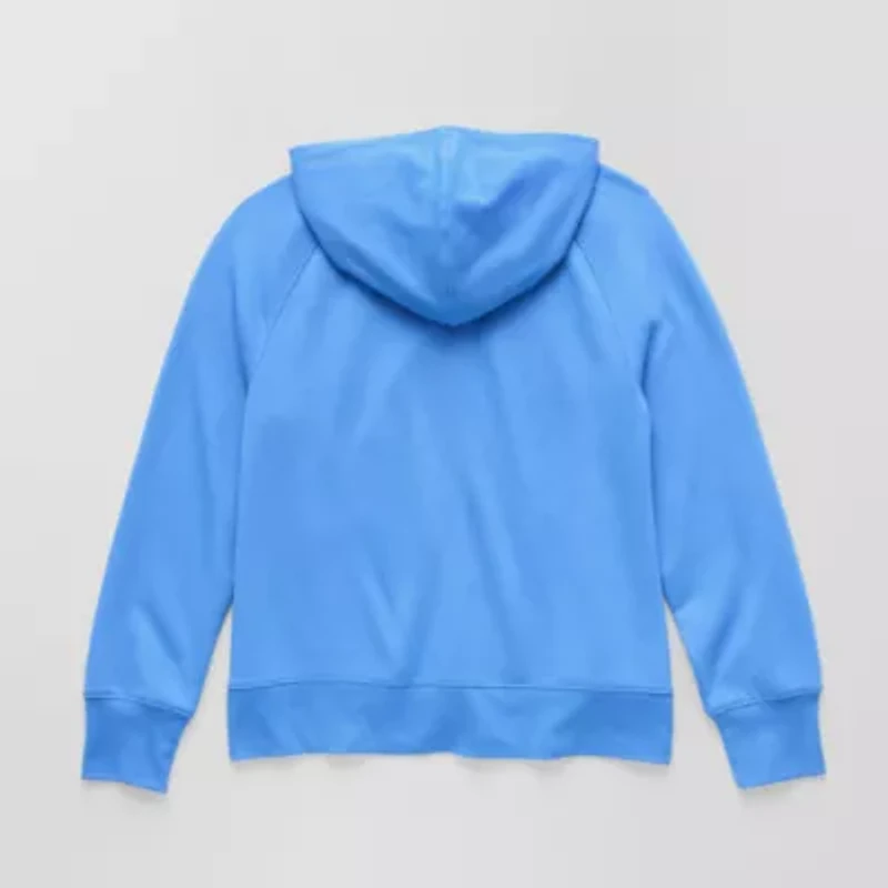 Xersion Super Soft Little & Big Kid Girls Long Sleeve Fleece Zipper Active Hoodie
