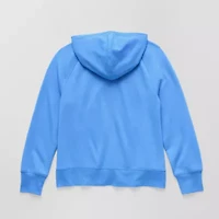 Xersion Super Soft Little & Big Kid Girls Long Sleeve Fleece Zipper Active Hoodie