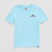 Quiksilver Big Kid Boys Crew Neck Short Sleeve Regular Fit Graphic T-Shirt