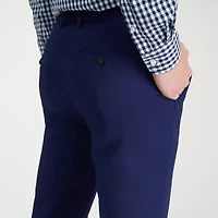 Haggar Smart Wash Tech Suit Mens Comfort Waistband Slim Fit Flat Front Pant