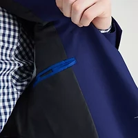 Haggar Smart Wash Tech Suit Mens Stretch Fabric Slim Fit Suit Jacket