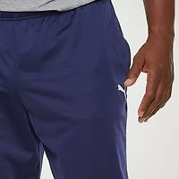PUMA Contrast Mens Straight Mid Rise Regular Fit Big and Tall Track Pant