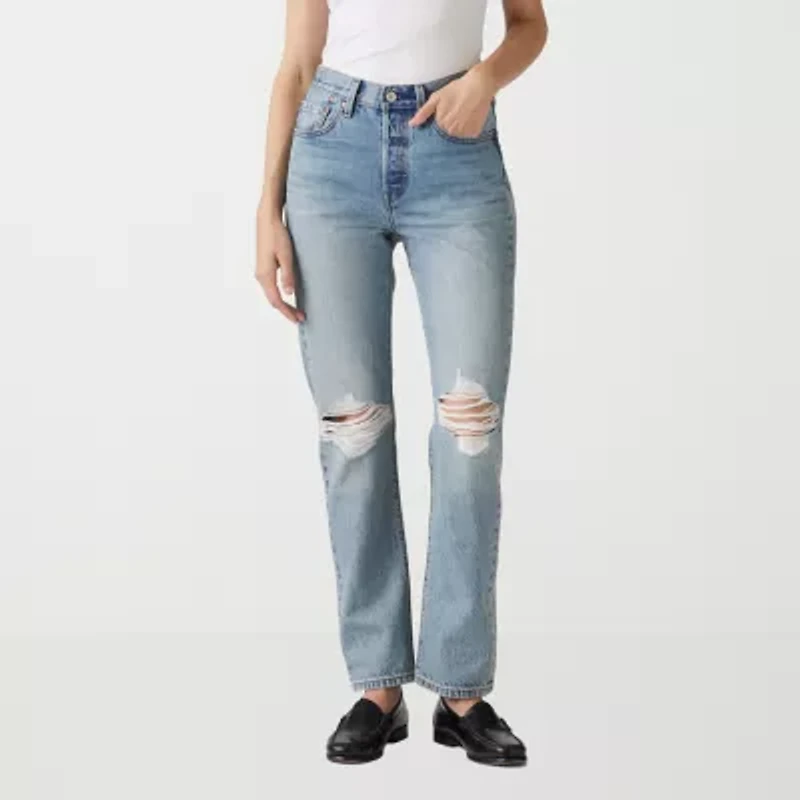 Levi's® Womens High Rise 501 Straight Leg Jean