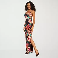 Premier Amour Womens Cowl Neck Sleeveless Maxi Dress