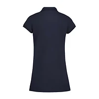 IZOD Little & Big Kid Girls Short Sleeve Shirt Dress
