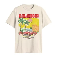 Mens Crew Neck Short Sleeve Regular Fit Graphic T-Shirt